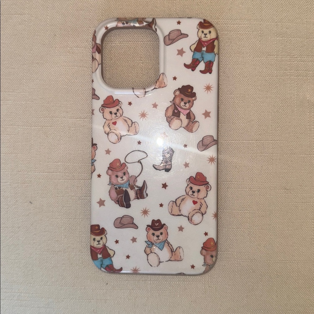 Velvet Caviar iPhone 14 Pro Max Case Cowboy Teddy Bears